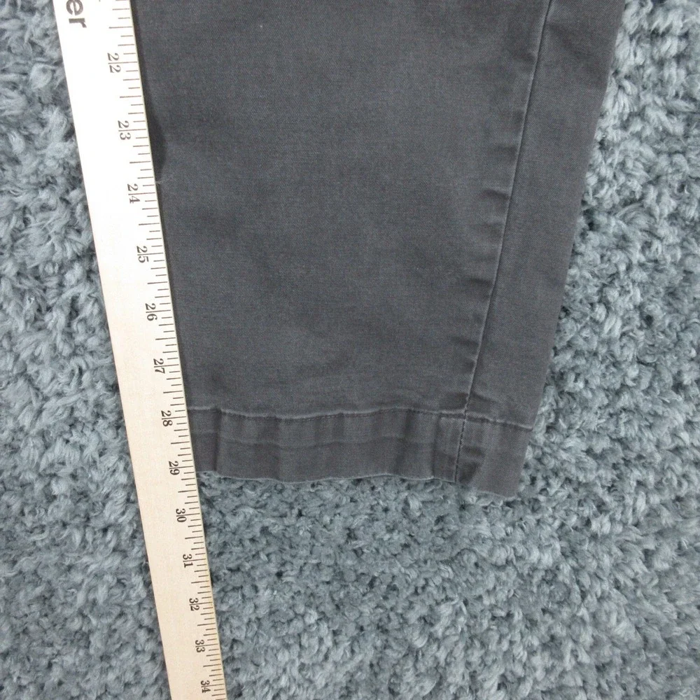 Banana Republic Pants Mens 38x32 Black Gray Mason Chino 37x29*